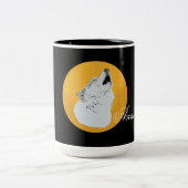 Tasse 2 Couleurs Wolf & Moon (Centre)