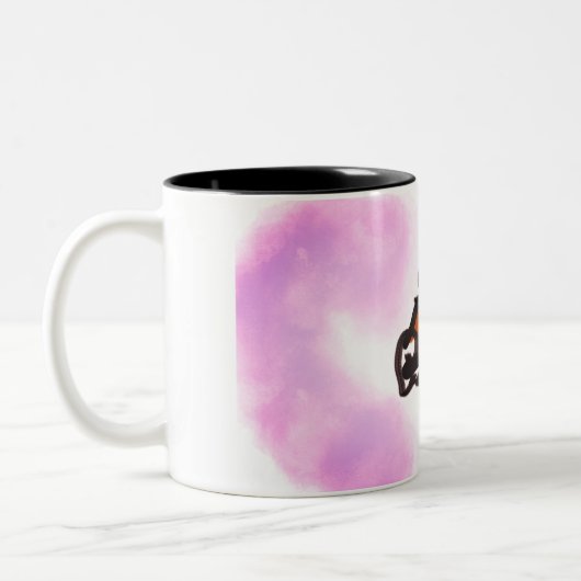 Tasse 2 Couleurs Wolf run in autumn (Gauche)