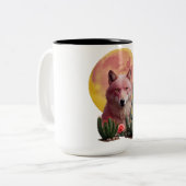 Tasse 2 Couleurs Wolf Six : (Devant gauche)