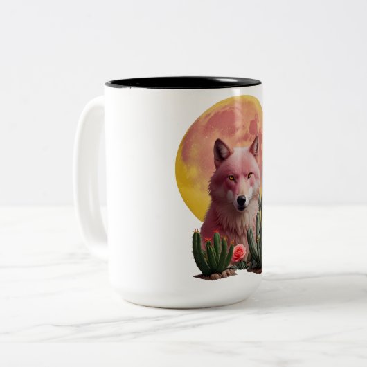 Tasse 2 Couleurs Wolf Six : (Devant gauche)