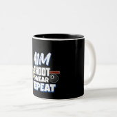 Tasse 2 Couleurs Womens Funny Aim (Devant droit)