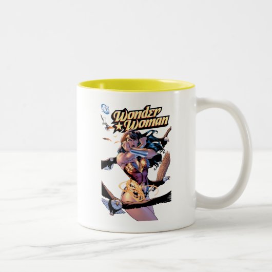 Tasse 2 Couleurs Wonder Woman Couverture comique #1 (Droit)