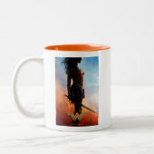 Tasse 2 Couleurs Wonder Woman Duststorm Silhouette (Gauche)