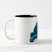 Tasse 2 Couleurs Wonder Woman Face (Gauche)