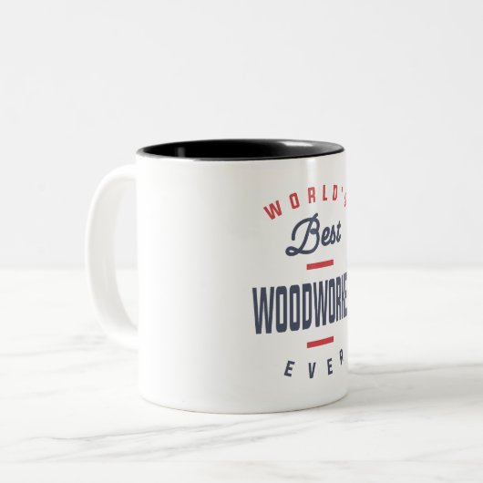 Tasse 2 Couleurs Woodworker (Devant gauche)