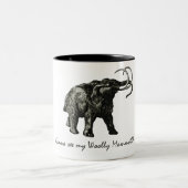 Tasse 2 Couleurs Wooley Mammoth (Centre)
