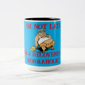 Tasse 2 Couleurs Workaholic (Centre)