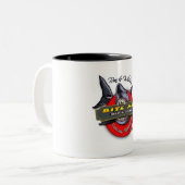 TASSE 2 COULEURS WORKING-SHARK-LOGO (Devant gauche)