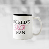 Tasse 2 Couleurs World's Best Nan