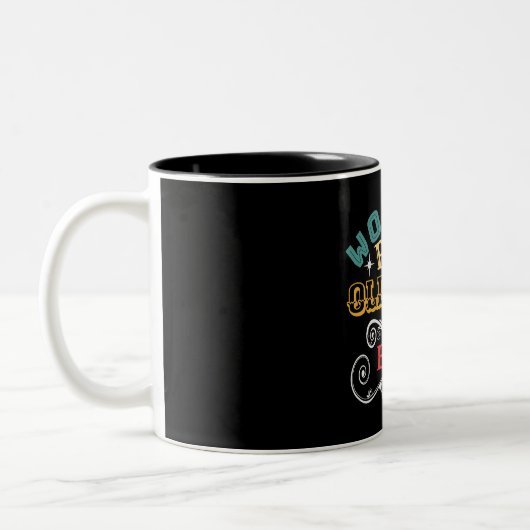 Tasse 2 Couleurs Worlds Best Old man Ever (Gauche)