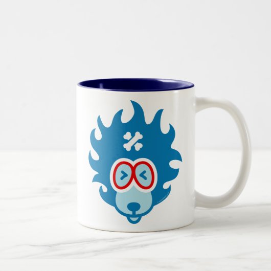 Tasse 2 Couleurs Wowo Chien dans la boue (Droit)
