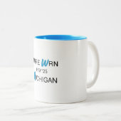 Tasse 2 Couleurs WRN au Michigan Convention 25 (Devant droit)