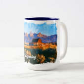 Tasse 2 Couleurs Wyoming (Devant droit)