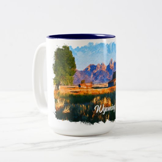 Tasse 2 Couleurs Wyoming (Devant gauche)