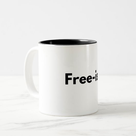 Tasse 2 Couleurs Xe siècle de libre (Devant gauche)