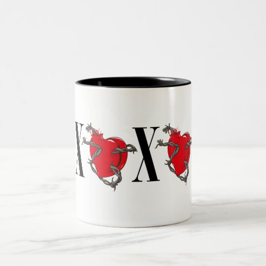 TASSE 2 COULEURS XOXO (Centre)