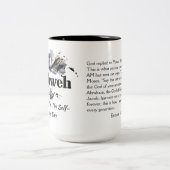 Tasse 2 Couleurs Yahweh | Noms de Dieu Café chrétien dévotionnel (Centre)