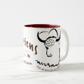 Tasse 2 Couleurs Yaks de Joe (Devant droit)
