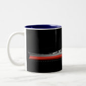 Tasse 2 Couleurs Yamato , Battleship (Gauche)
