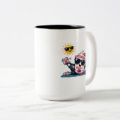Tasse 2 Couleurs Yaourt Pilates (Devant droit)