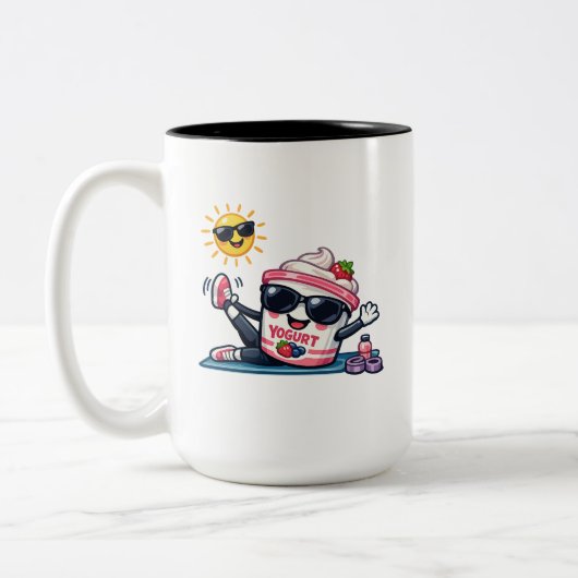 Tasse 2 Couleurs Yaourt Pilates (Gauche)