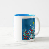 Tasse 2 Couleurs Yellow Butterfly (Devant droit)