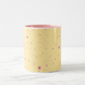 Tasse 2 Couleurs Yellow with Pink Speckles (Centre)