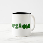 Tasse 2 Couleurs Yellowstone (Devant droit)
