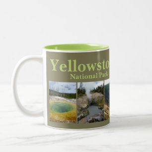 Tasse 2 Couleurs Yellowstone N.P. Collage