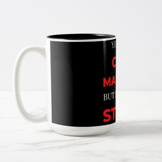 Tasse 2 Couleurs Yes I'm (Gauche)