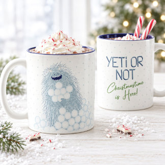 Tasse 2 Couleurs Yeti ou pas, c'est Noël