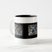 Tasse 2 Couleurs Yeux de hibou (Devant gauche)