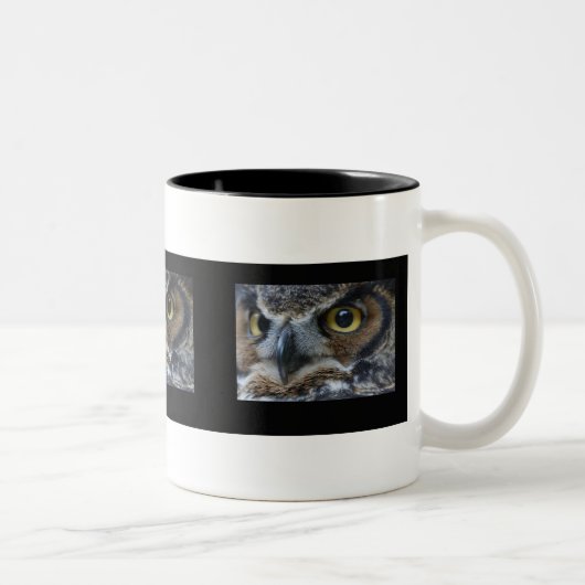 Tasse 2 Couleurs Yeux de hibou (Droit)