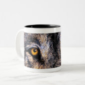 Tasse 2 Couleurs Yeux de loup (Devant gauche)