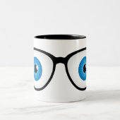 Tasse 2 Couleurs Yeux d'optométrie (Centre)
