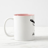 Tasse 2 Couleurs Yeux fâchés - WTF ? (Gauche)