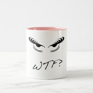 Tasse 2 Couleurs Yeux fâchés - WTF ?