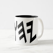Tasse 2 Couleurs YHWHLogo Mug1 (Devant droit)