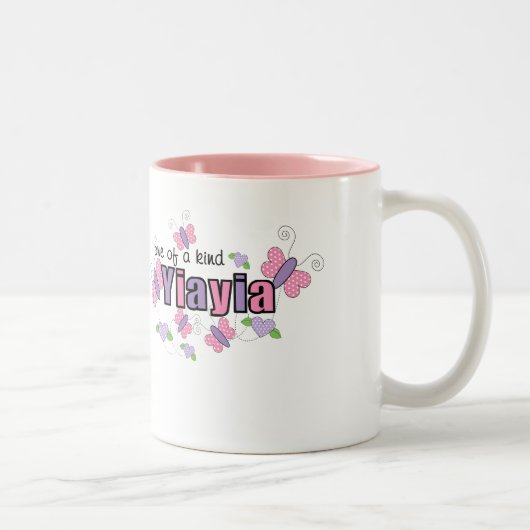 Tasse 2 Couleurs YiaYia Unique (Droit)