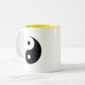 Tasse 2 Couleurs Yin et Yang (Devant gauche)