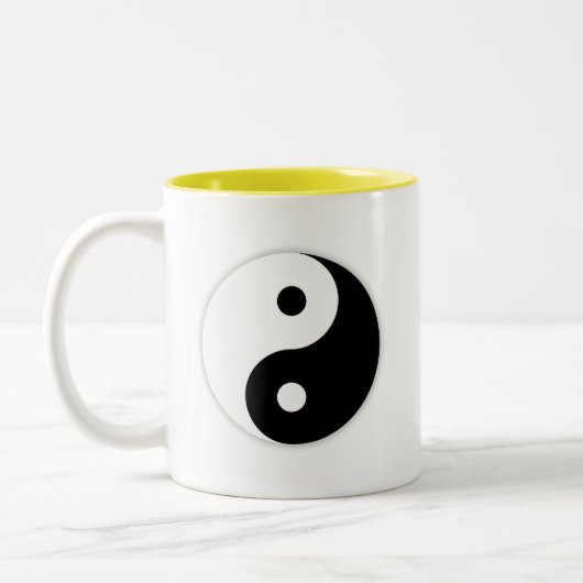 Tasse 2 Couleurs Yin et Yang (Gauche)