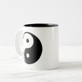 Tasse 2 Couleurs Yin Yang (Devant gauche)