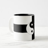Tasse 2 Couleurs Yin Yang (Devant gauche)