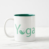 Tasse 2 Couleurs Yoga avec Yin Yang (Gauche)