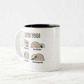 Tasse 2 Couleurs Yoga de paresse (Devant gauche)