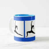 Tasse 2 Couleurs Yoga du matin (Devant gauche)