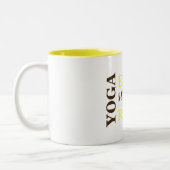 Tasse 2 Couleurs Yoga, Manger, Dormir, Répéter (Gauche)