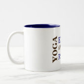 Tasse 2 Couleurs Yoga, Manger, Dormir, Répéter (Gauche)