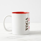Tasse 2 Couleurs Yoga, Manger, Dormir, Répéter (Gauche)
