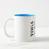 Tasse 2 Couleurs Yoga, Manger, Dormir, Répéter (Gauche)